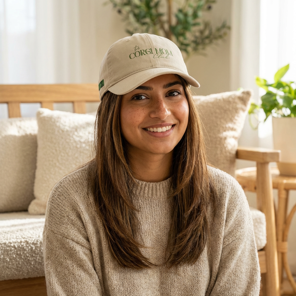 The Corgi Mom Club Embroidery Hat