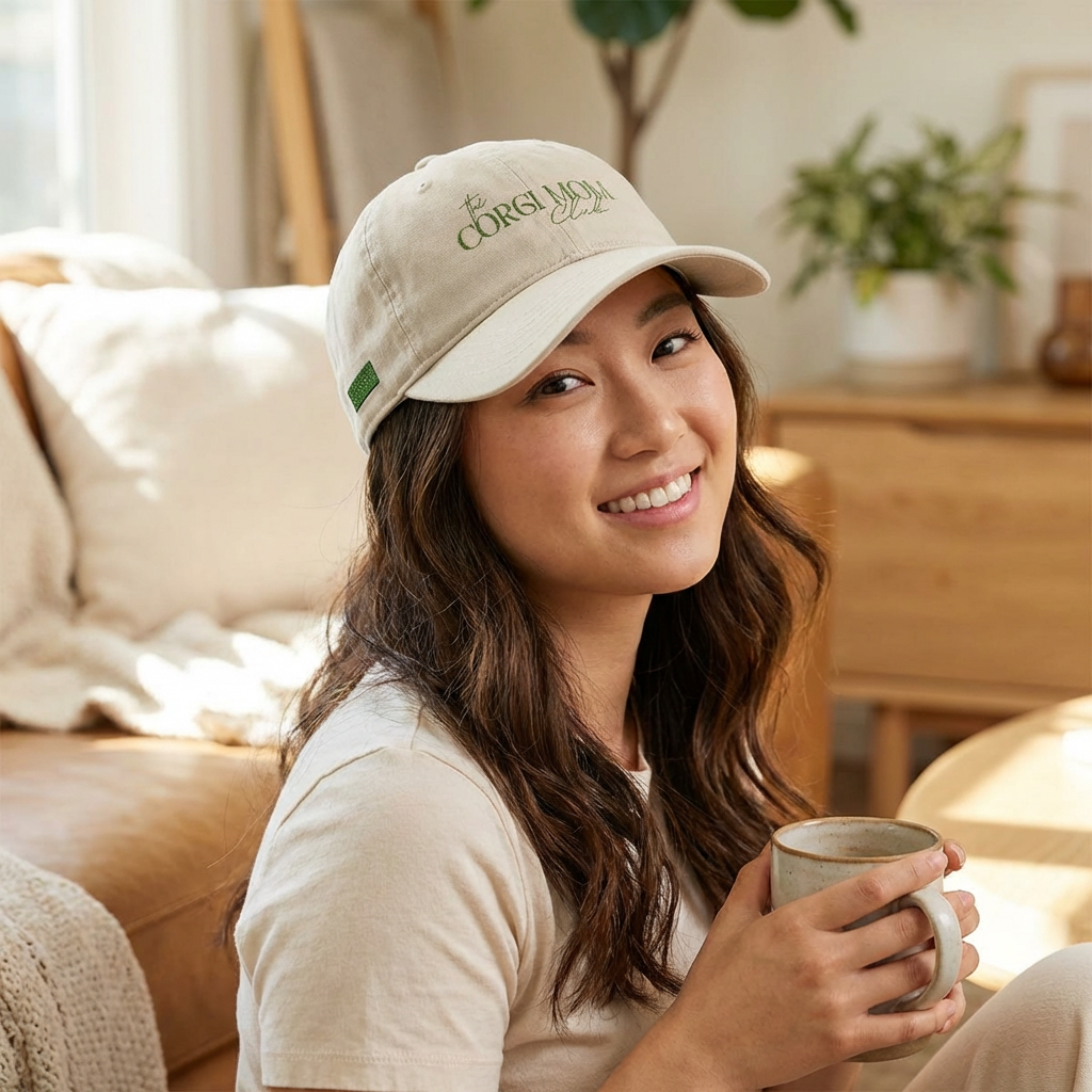 The Corgi Mom Club Embroidery Hat