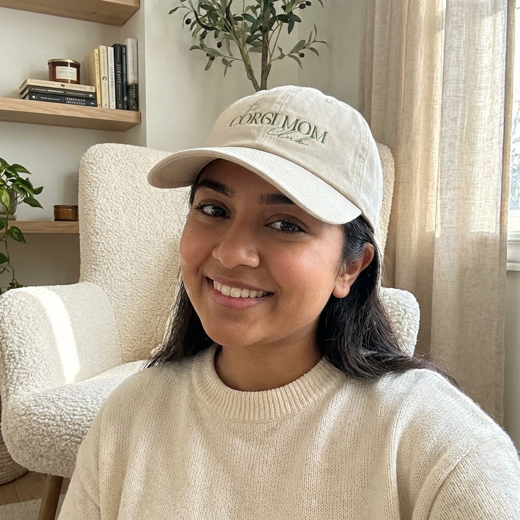 The Corgi Mom Club Embroidery Hat