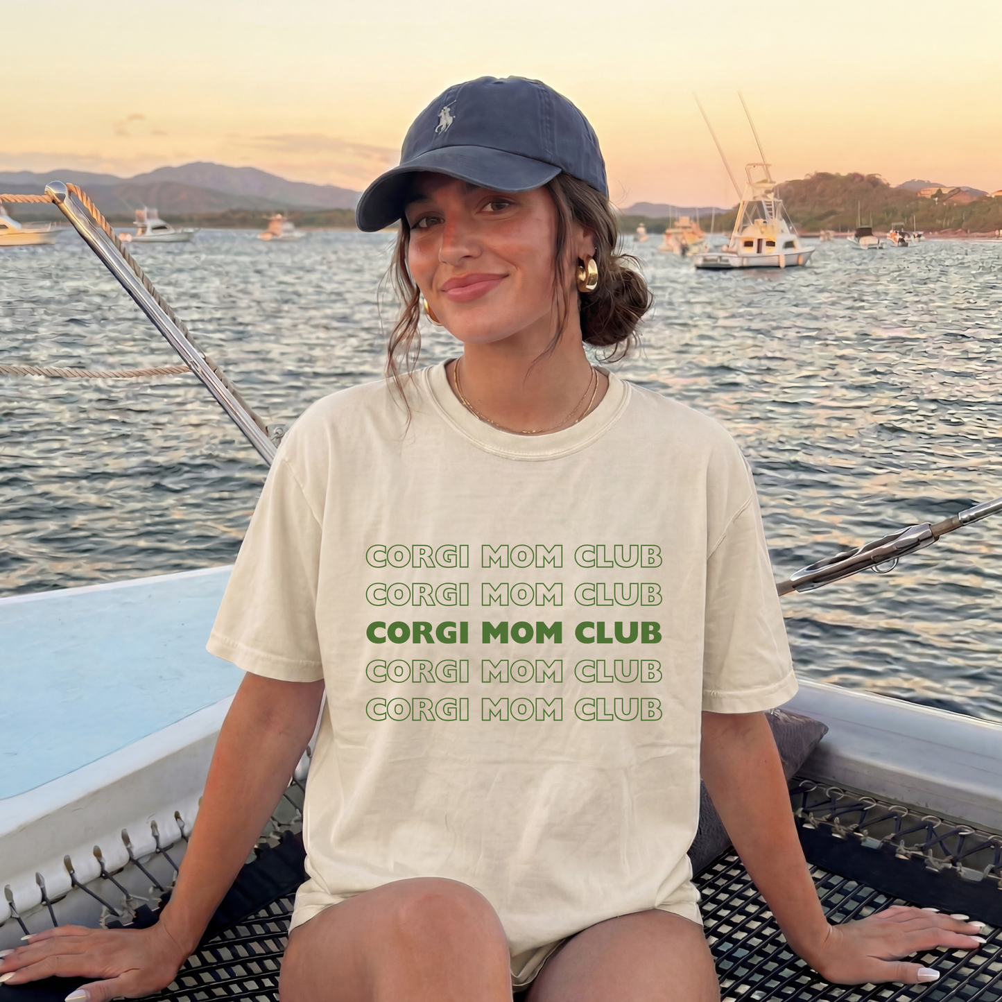 The Corgi Mom Club Everyday Market Run Tee